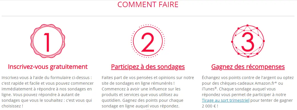 Sondages Rémunérés avec Mon Opinion Compte