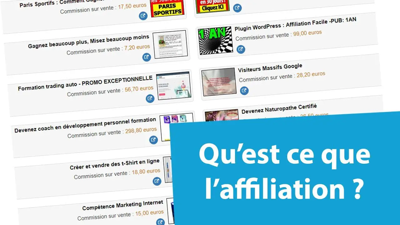 C'est quoi l'affiliation