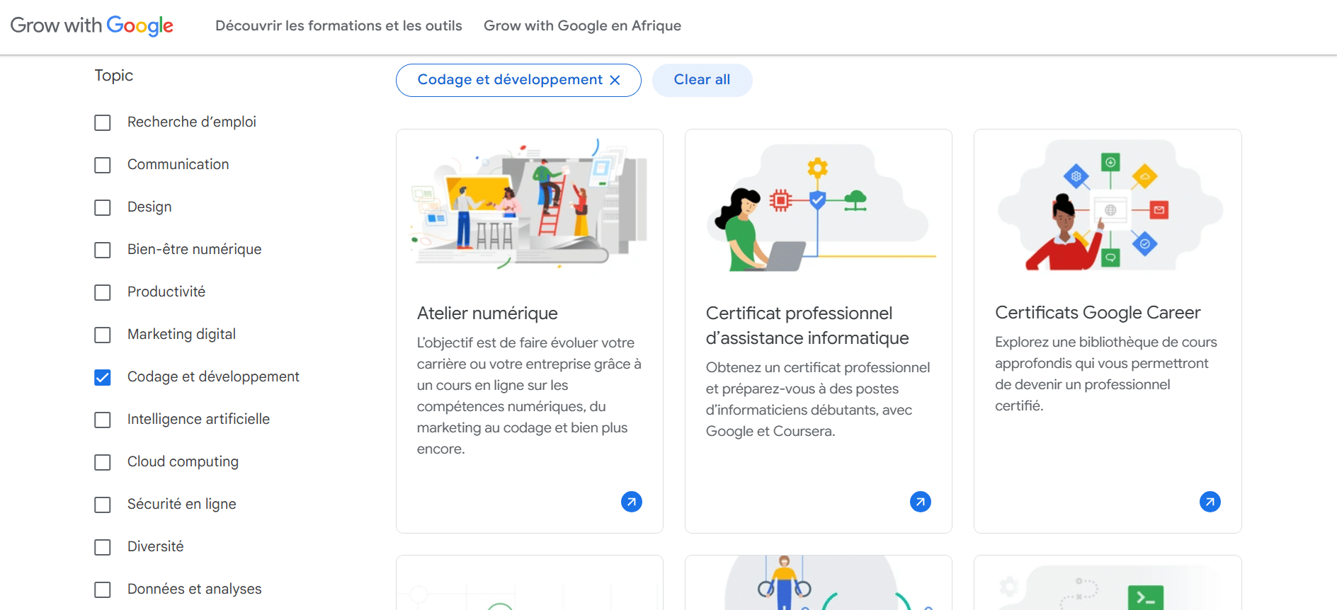 Formations google