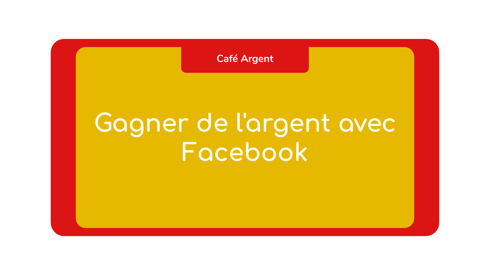 Gagner de l'argent avec Facebook
