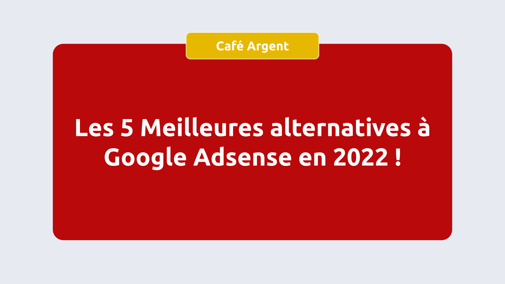alternatives Google Adsense