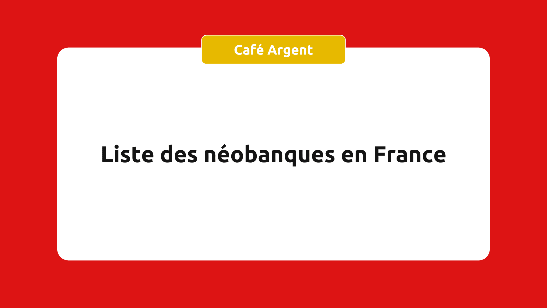 néobanques en France